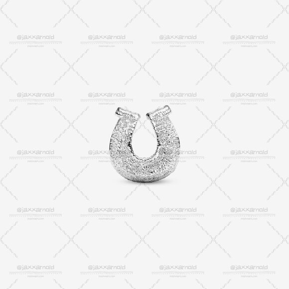 Pandora Textured Horseshoe Mini Charm - Picture 2 of 6